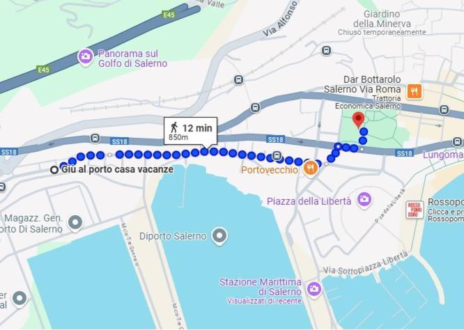 Appartamento Giu Al Porto Salerno Esterno foto